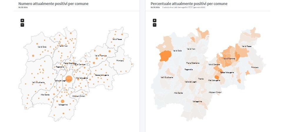 Coronavirus in Trentino, 4 casi a Pergine e Predazzo